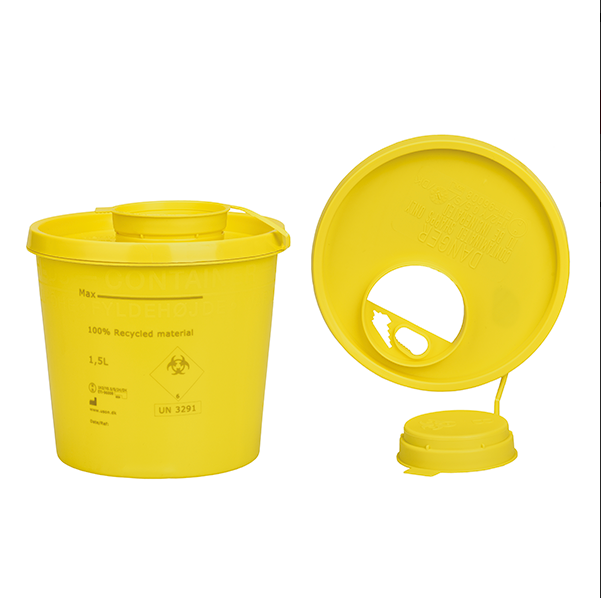 Kanülenabwurfbehälter Servobox *Eco-Line* 1500 ml gelb 