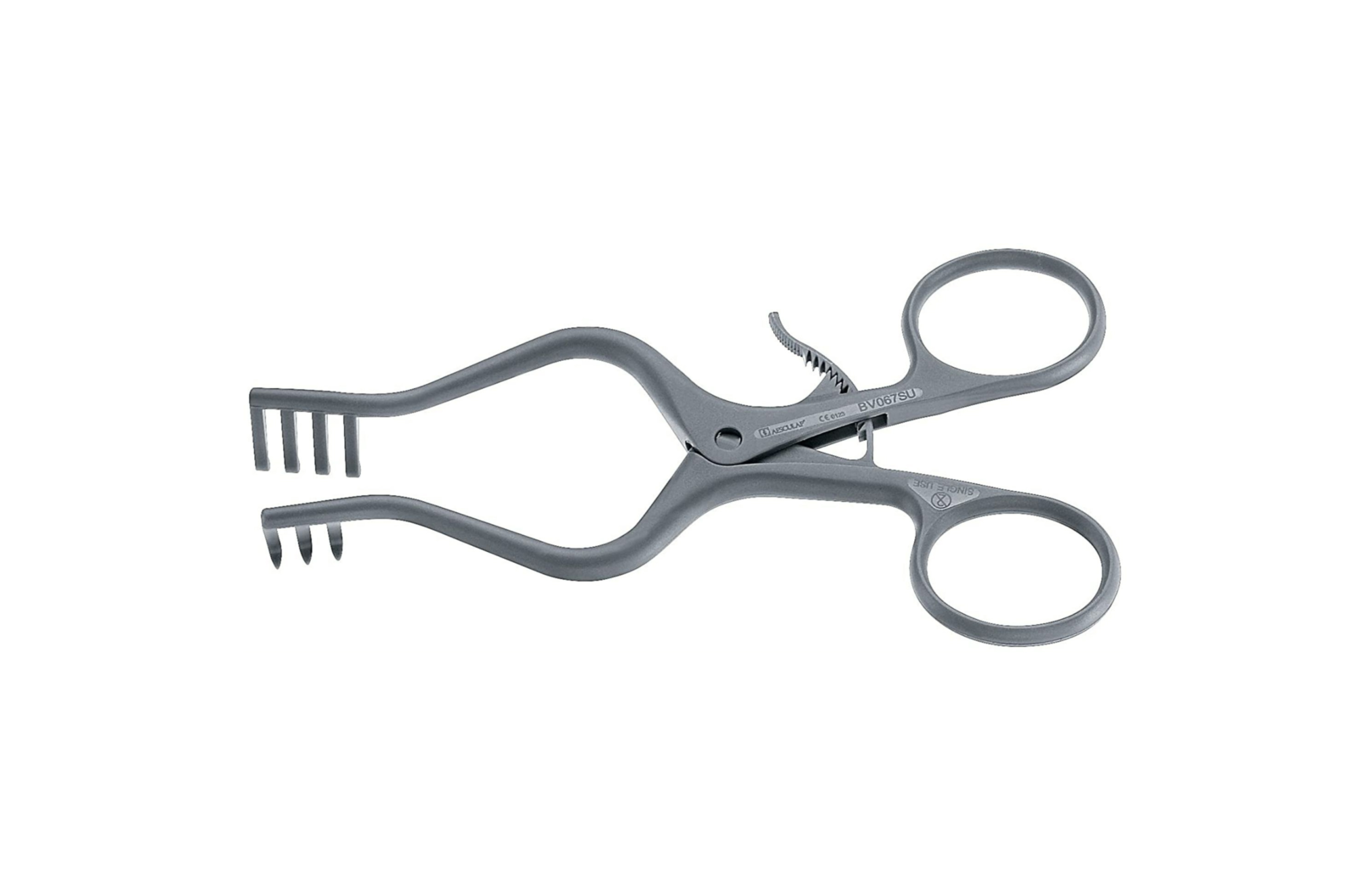 SUSI® Wundspreizer, WEITLANER, 3 x 4 Zinken, halbscharf, 130 mm - Packung à 20 Stück SUSI® Wundspreizer, WEITLANER, 3 x 4 Zinken, halbscharf, 130 mm - Packung à 20 Stück