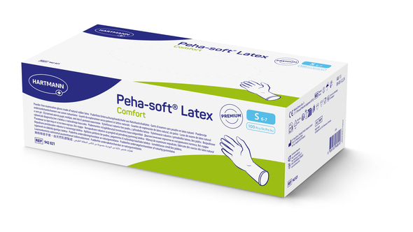 Latexhandschuhe Peha-soft® Latex Comfort Gr. S - Packung à 100 Stück