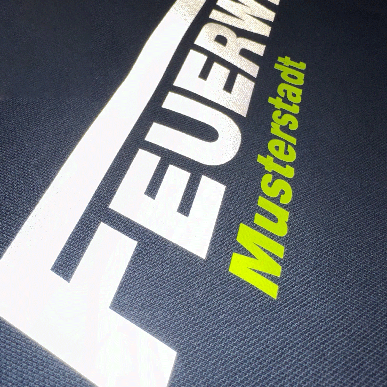 Feuerwehr Softshell Jacke Herren navy Logo Druck Feuerwehr Softshell Jacke Herren navy Logo Druck