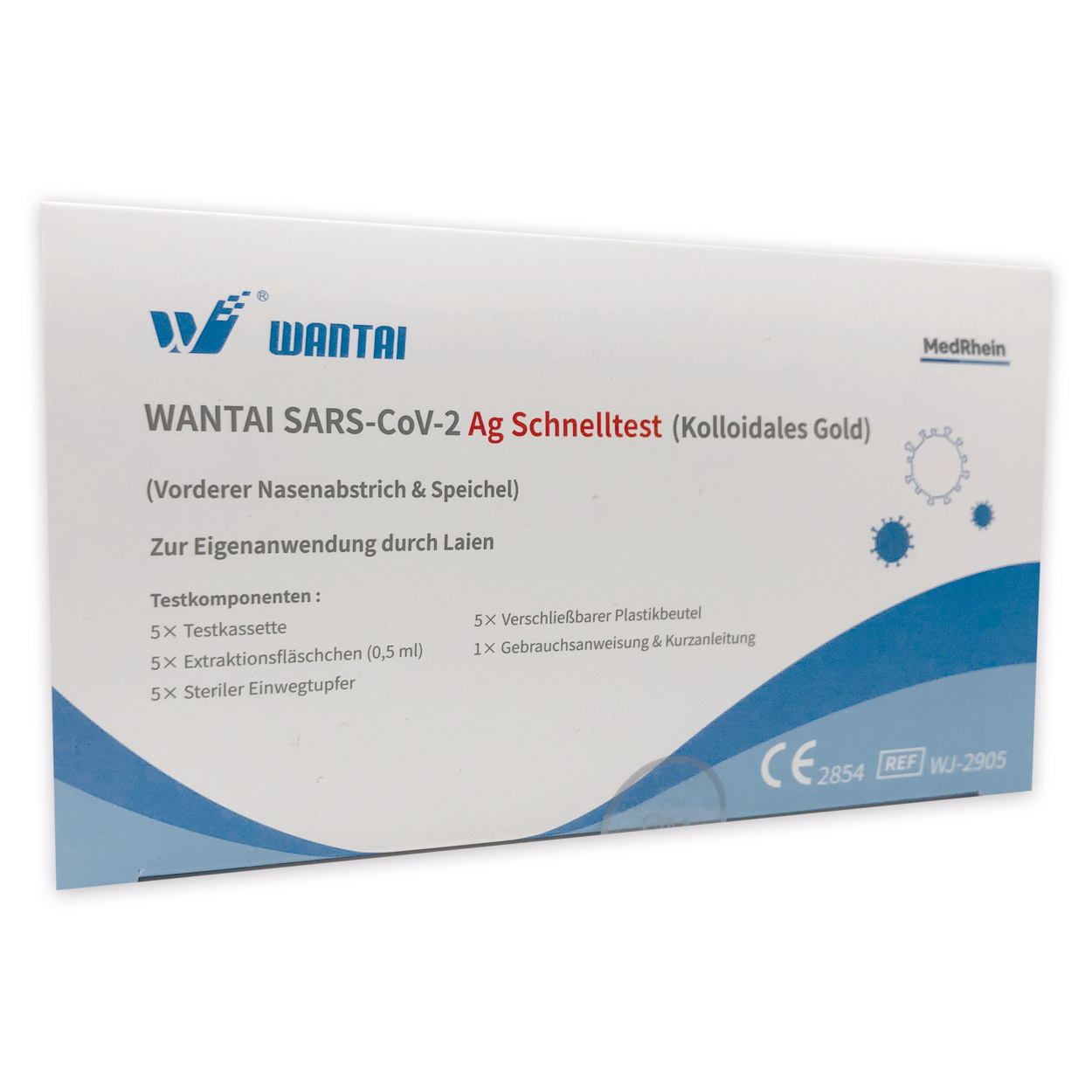 WANTAI Lollypop-Test für Laien (Colloidal Gold) - Corona Antigen-Schnelltest - Packung à 5 Stück WANTAI Lollypop-Test für Laien (Colloidal Gold) - Corona Antigen-Schnelltest - Packung à 5 Stück