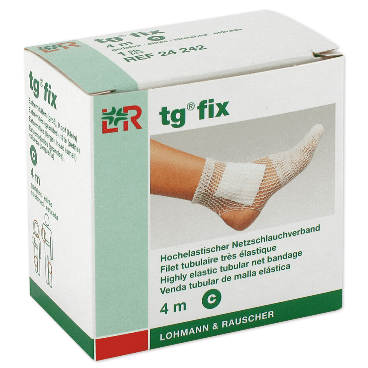tg® fix netzverband - C für große Extremität (kleiner Kopf/Arm/Bein)	