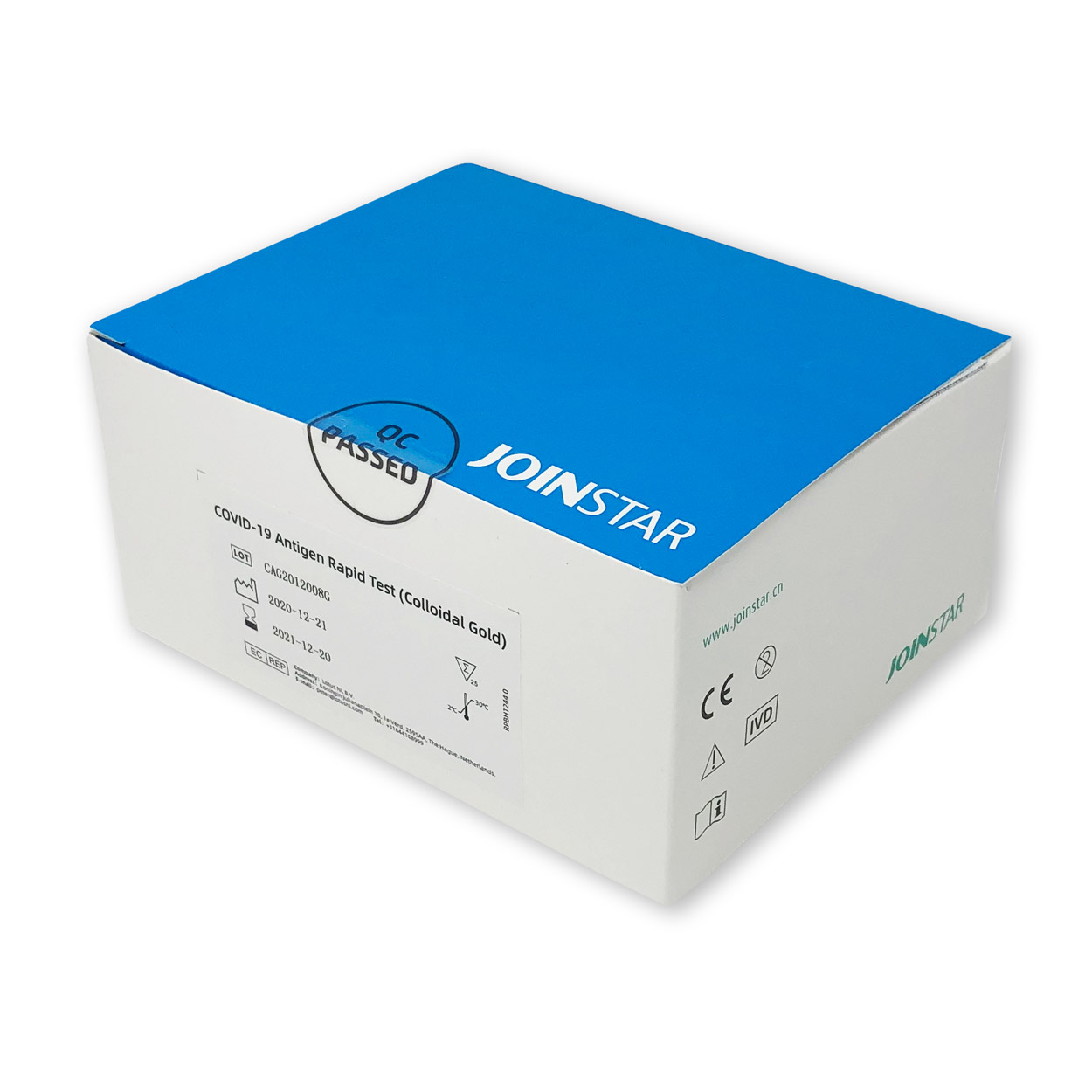 Joinstar Rachen u. Nasen Abstrich-Test für Laien (Colloidal Gold) - Corona Antigen-Schnelltest - Packung á 25 Stück Joinstar Rachen u. Nasen Abstrich-Test für Laien (Colloidal Gold) - Corona Antigen-Schnelltest - Packung á 25 Stück