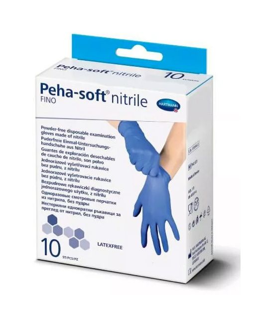 Peha-soft® nitrile fino powderfree - Packung à 10 Stück Peha-soft® nitrile fino powderfree - Packung à 10 Stück