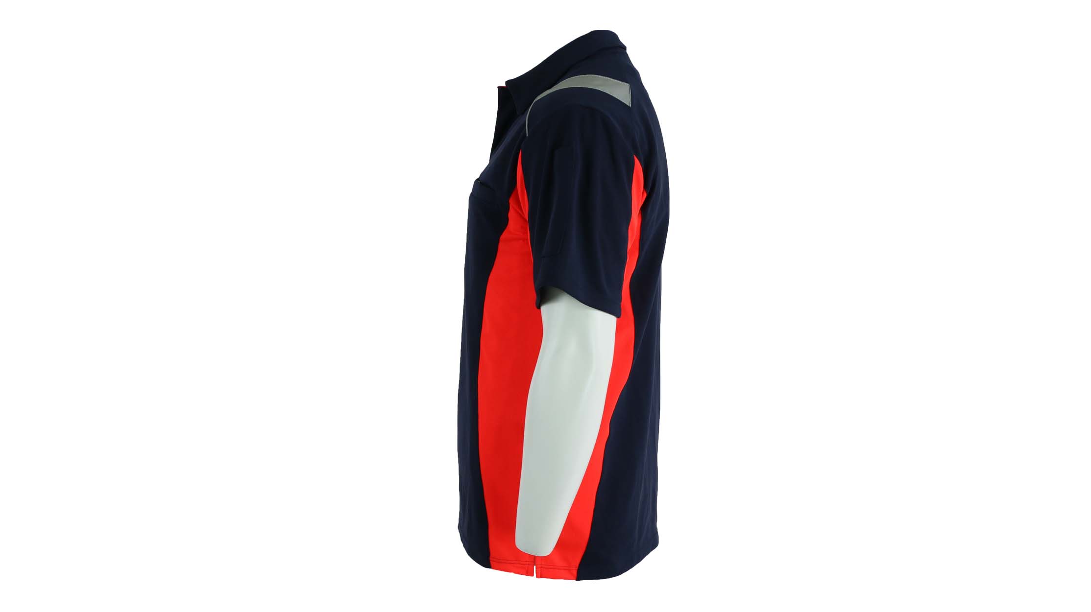 Poloshirt Dynamic in marineblau/neonrot Poloshirt Dynamic in marineblau/neonrot