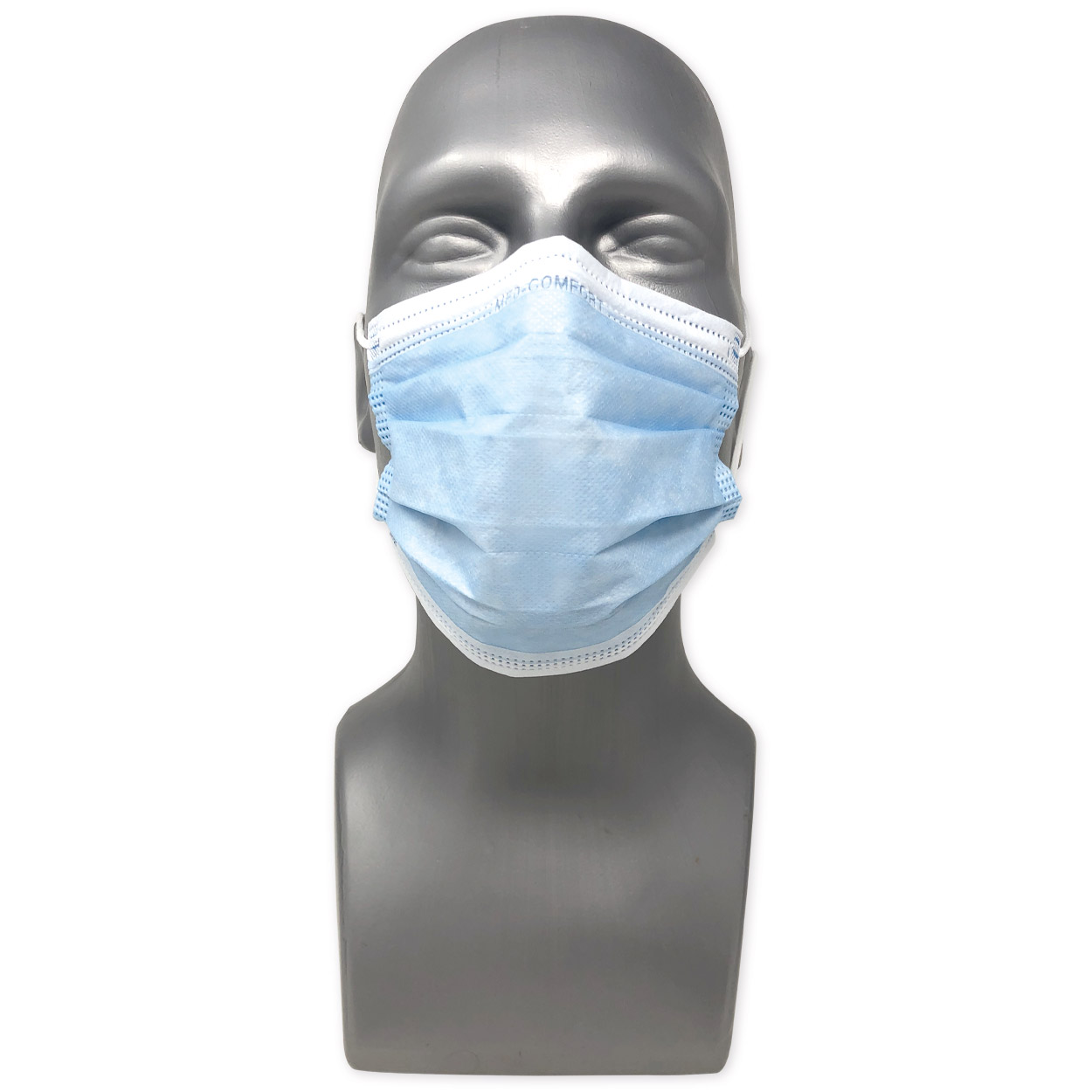 Mundschutz OP-Maske 3-lagig in blau - Packung à 50 Stück