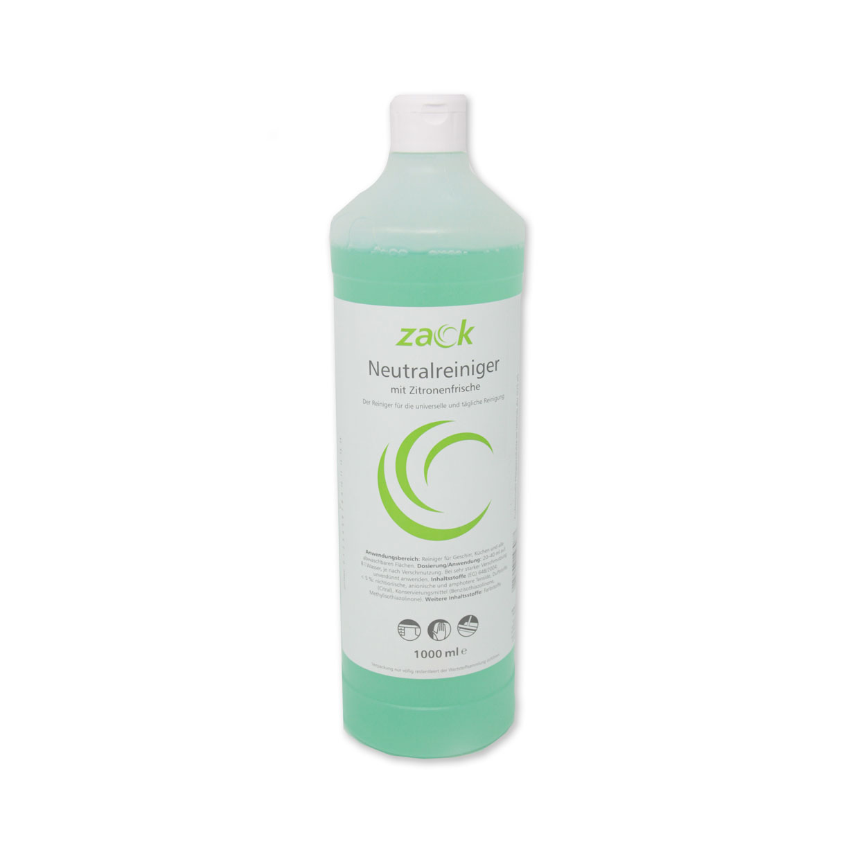 ZACK Neutralreiniger mit Zitronenfrische - 1000 ml - Flasche