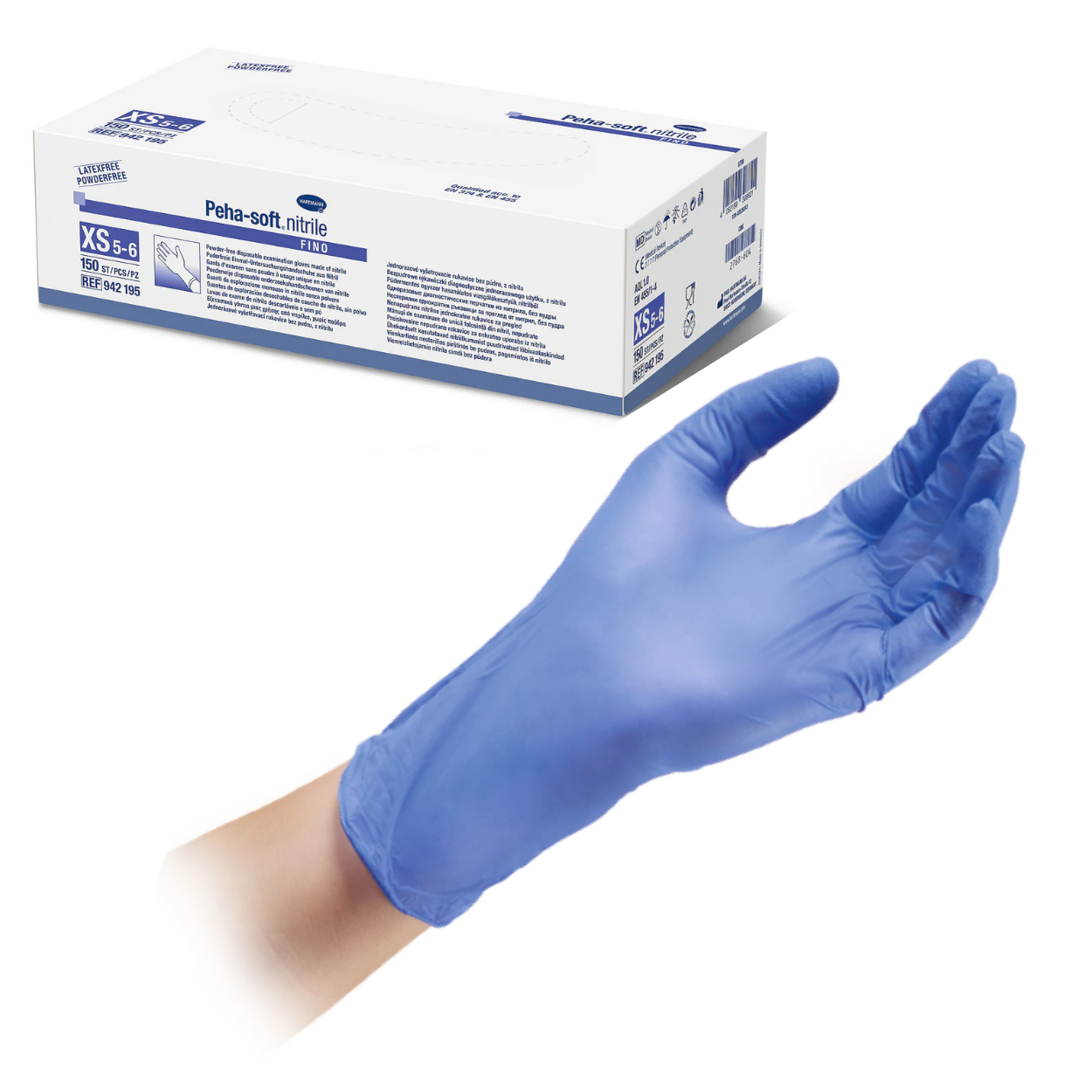 Hartmann Peha-soft nitrile fino powderfree Untersuchungshandschuhe