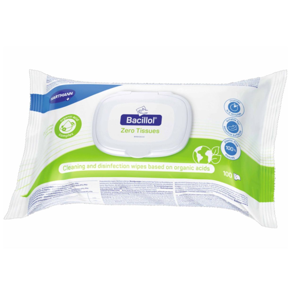 Bacillol Zero Tissues Desinfektionstücher 20 x 17 cm 100 Stück