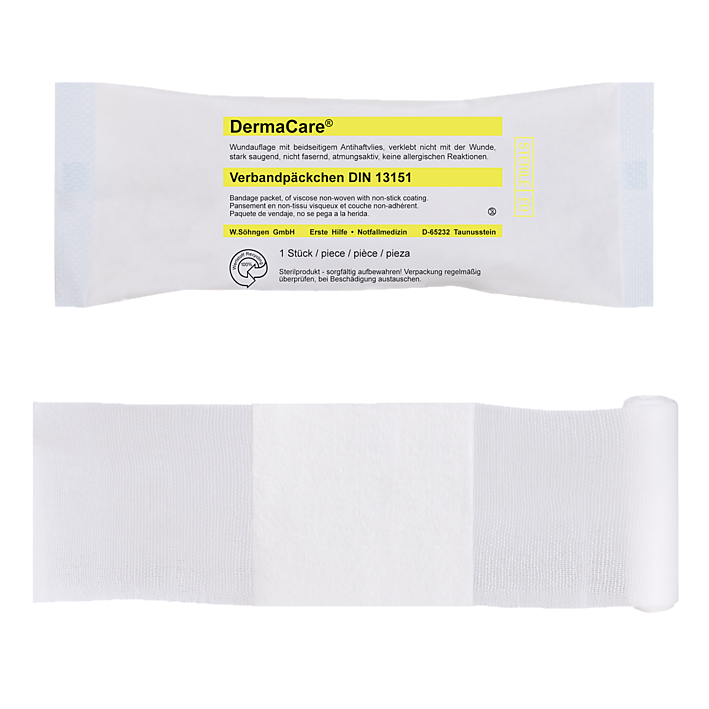 DermaCare® Verbandpäckchen DIN 13151 groß 10 cm x 4 m