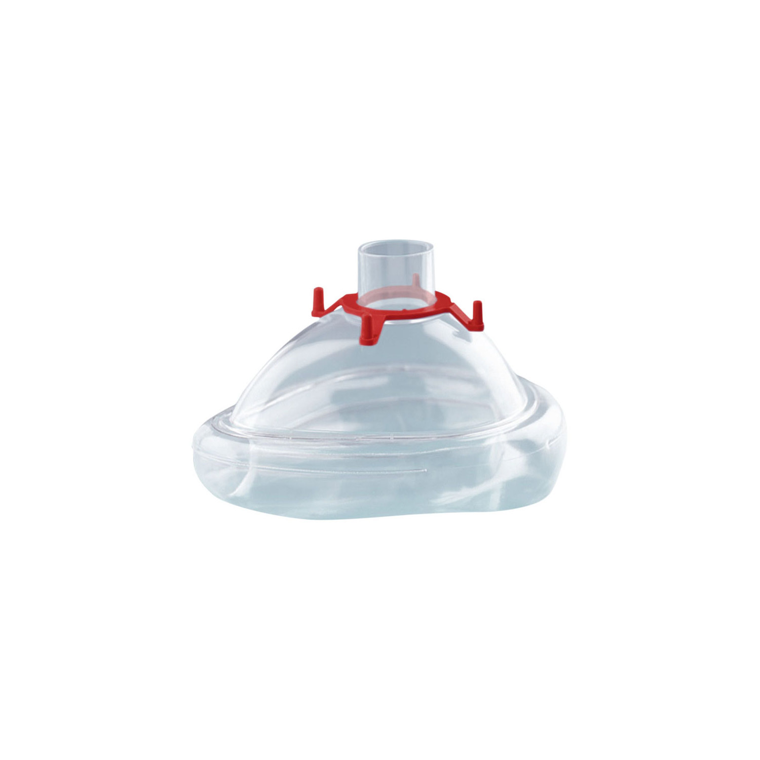 CPAP-/NIV-Einmalmaske mit Luftkissen, Größe M (Erwachsener), mit Haltering für Kopfbänderung, 50er-Set CPAP-/NIV-Einmalmaske mit Luftkissen, Größe M (Erwachsener), mit Haltering für Kopfbänderung, 50er-Set