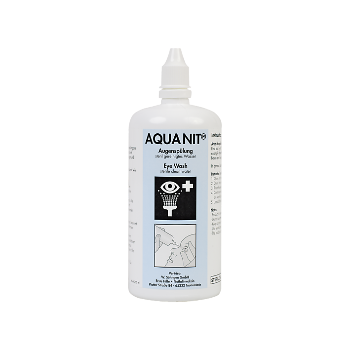 AQUA NIT® Augenspüllösung mit 250 ml Sterilwasser