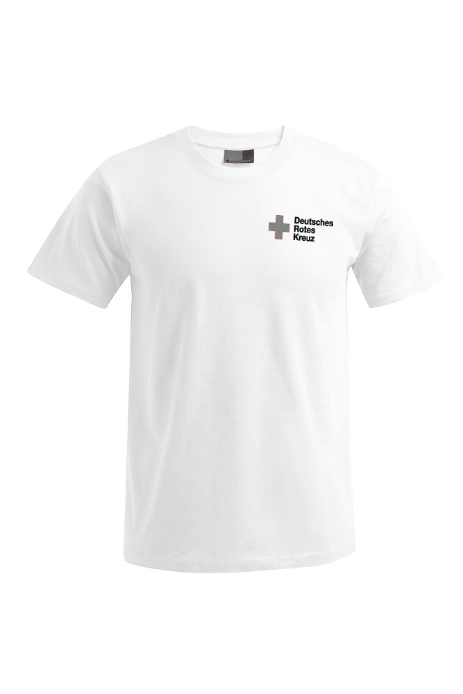 DRK T-Shirt weiß Logo Stick