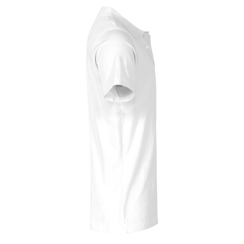 Poloshirt Jersey weiß mit DRK Kompaktlogo Poloshirt Jersey weiß mit DRK Kompaktlogo