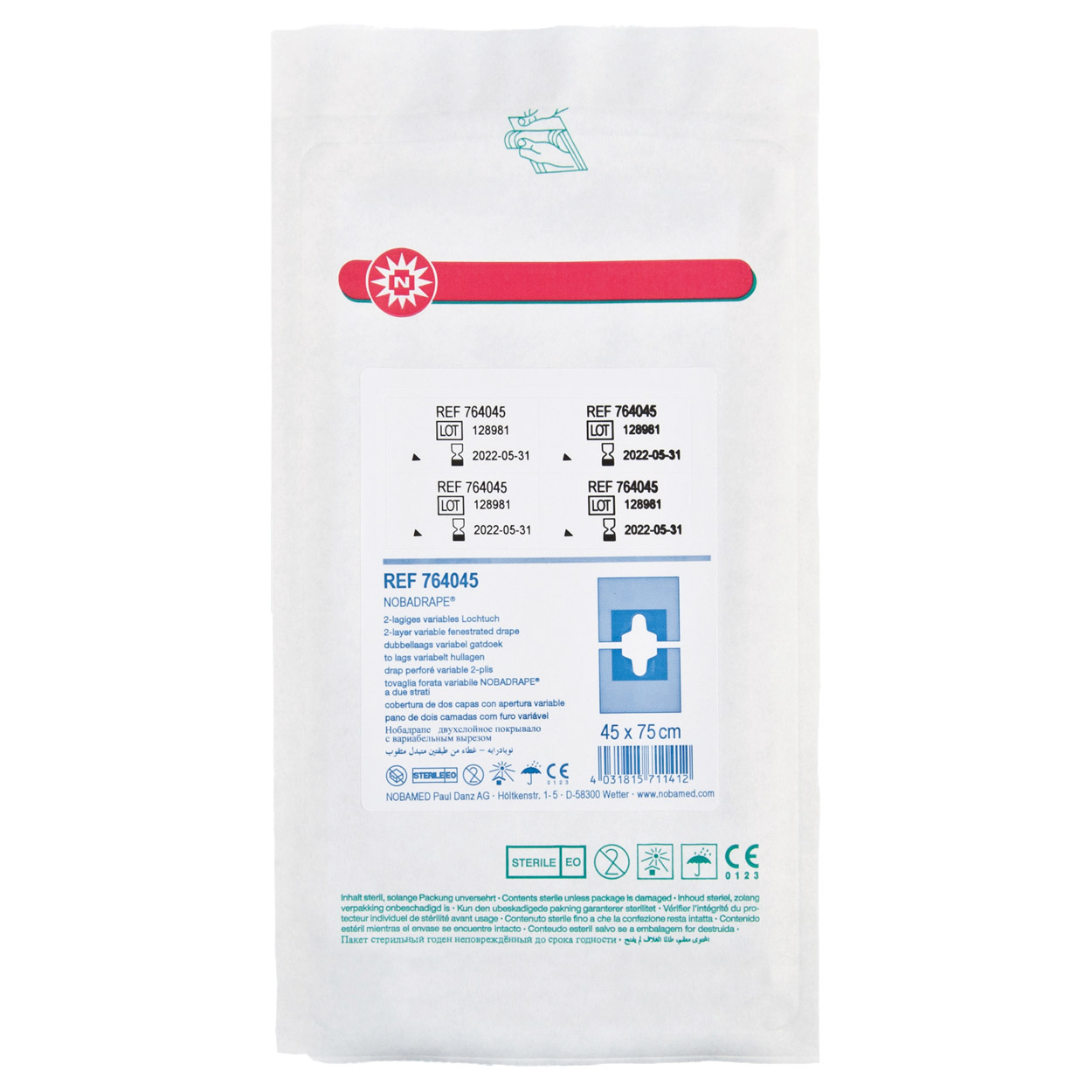 Abdecktuch 75 x 90 cm, 2-lagig in blau - Packung à 20 Stück Abdecktuch 75 x 90 cm, 2-lagig in blau - Packung à 20 Stück