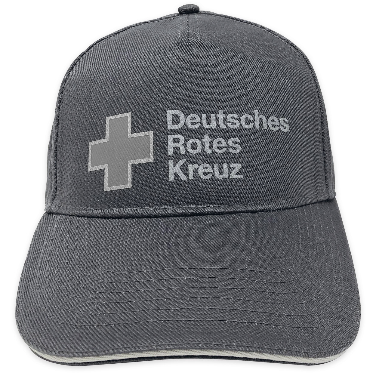 Baseball-Cap grau mit DRK Kompaktlogo