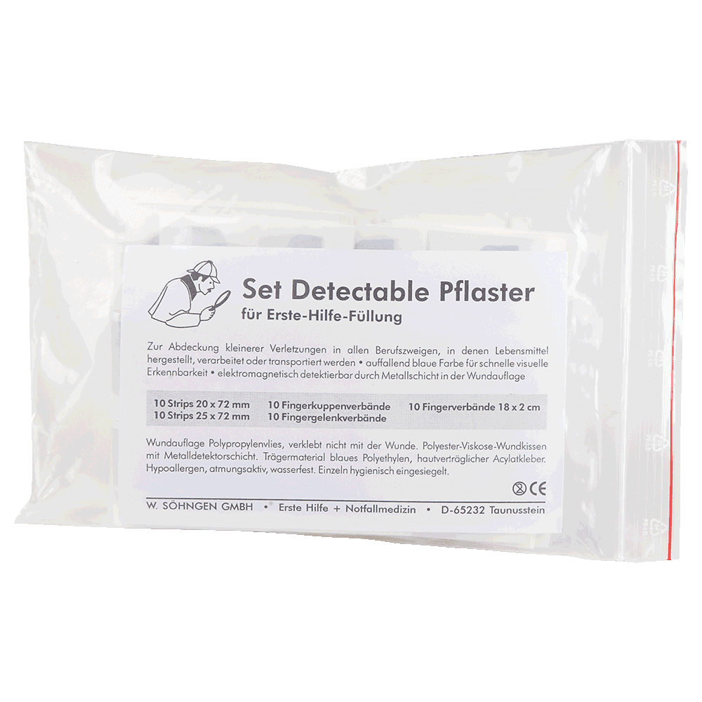Wundpflaster-Set Detectables für Erste-Hilfe-Füllung Wundpflaster-Set Detectables für Erste-Hilfe-Füllung