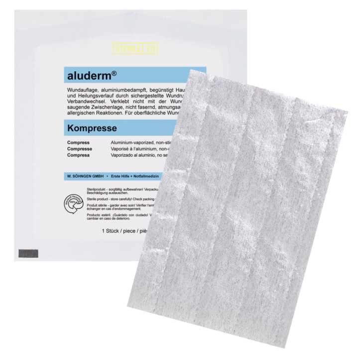 Söhngen aluderm Kompresse 10 cm x 15 cm einzeln