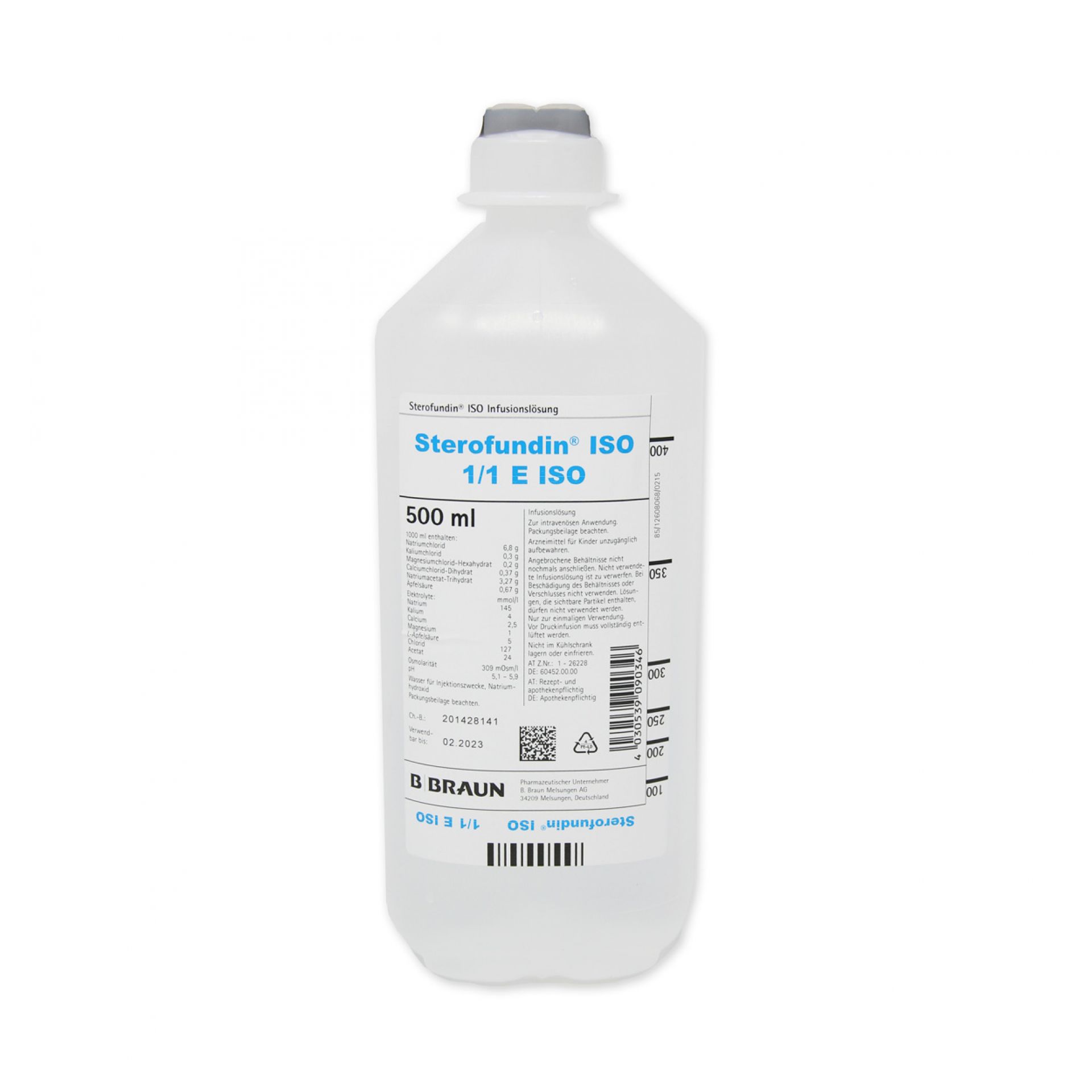 B. BRAUN Sterofundin ISO Ecoflac Plus Infusionslösung