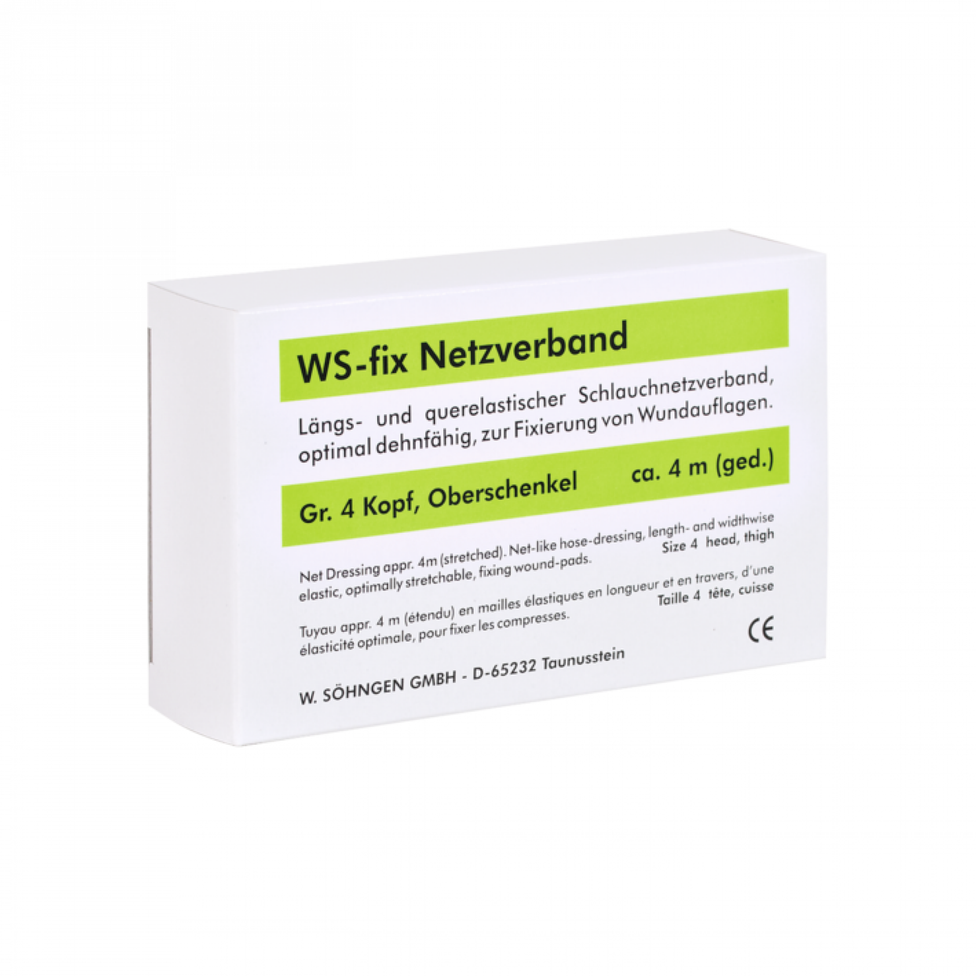 Söhngen® WS-fix Netzverband 4 Meter Gr. 4 Kopf, Oberschenkel