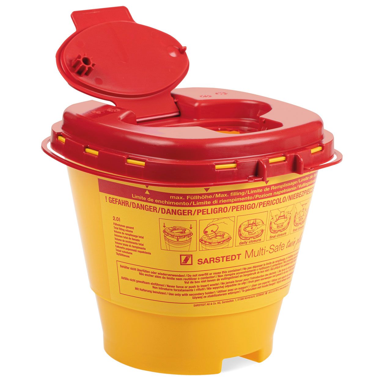 Sarstedt Multi-Safe twin plus 2000 Kanülenabwurfbehälter